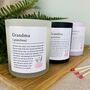 Personalised Grandma Definition Candle, thumbnail 1 of 11