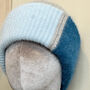 Colour Block Angora Knit Beanie Hat, thumbnail 10 of 12