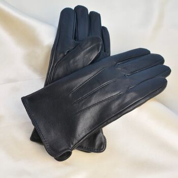 Personalised Monogrammed Leather Gloves, 6 of 8
