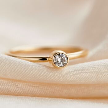 9ct Gold Diamond Engagement Ring, 5 of 10