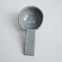 Handmade Blue Pottery Coffee Scoop, thumbnail 3 of 6