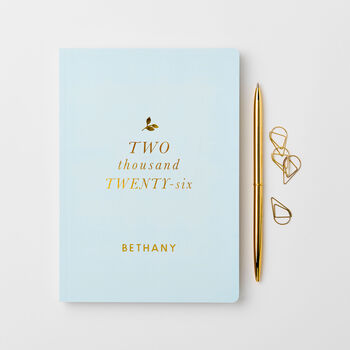 Personalised Stylish 2026 Weekly Diary, 2 of 8