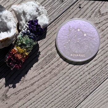 Handmade Resin Zodiac Coasters, 4 of 12