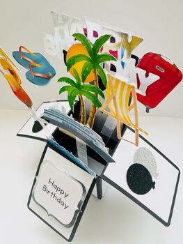 Cruise Themed 3D Birthday Card, 6 of 6