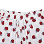 Hand Printed Ladybird Adult Pyjamas, thumbnail 2 of 3