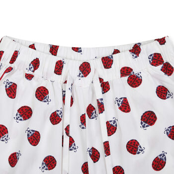 Hand Printed Ladybird Adult Pyjamas, 2 of 3
