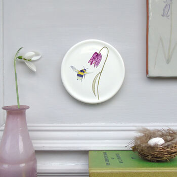 Spring Flowers Decorative Mini Wall Plates, 5 of 6