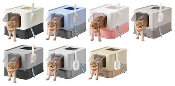 Hidden Cat Litter Box For Large Cats Anti Leaking, 9 of 9