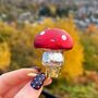 Christmas Clip On Toadstool Decoration Set, thumbnail 3 of 5