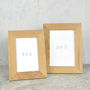 Mr And Mrs Solid Oak Photo Frame, thumbnail 3 of 3