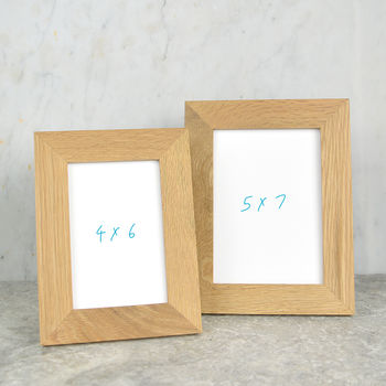 Mr And Mrs Solid Oak Photo Frame, 3 of 3