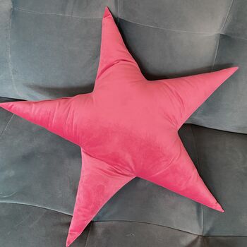 Personalised Velvet Star Cushion, 3 of 7