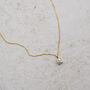 9ct Gold Personalised Initial And Birthstone Necklace, thumbnail 2 of 6