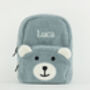 Personalised Fluffy Teddy Kids Backpack, thumbnail 9 of 12