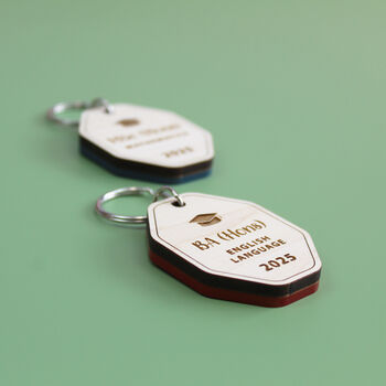 Graduation Personalised Keepsake Keyring, 2 of 4
