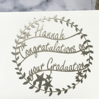 Personalised Papercut Graduation Card, 3 of 7