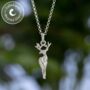 Sterling Silver Deer Necklace, thumbnail 1 of 7