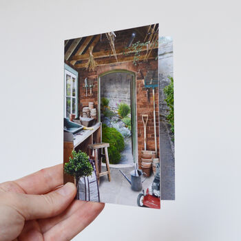 Personalised Potting Shed Greeting Card, 4 of 4