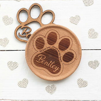 Personalised Cat Paw Print Heart, 6 of 10