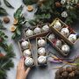 Personalised Hand Lettered Ceramic Christmas Baubles, thumbnail 9 of 9