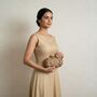 Gold Oval Clutch Bag, thumbnail 2 of 10