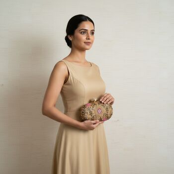 Gold Oval Clutch Bag, 2 of 10
