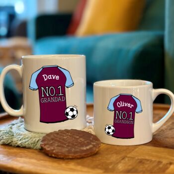 Personalised Matching Football Team Shirt Mugs, 3 of 6