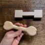 Make Your Own Wooden Dog Bone Carving Kit, thumbnail 1 of 3