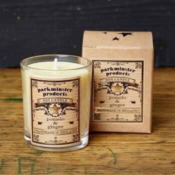 Pomelo And Ginger Small Soy Wax Votive Candle, 2 of 4