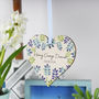 New Baby Wooden Heart Decoration Letterbox Gift, thumbnail 4 of 8