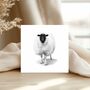 Hand Drawn Woolly Sheep Countryside Greeting Card, thumbnail 1 of 6