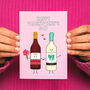 'Valentwine' Funny Wine Valentine's Day Card, thumbnail 1 of 3
