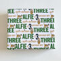 Tiger Special Age Personalised Wrapping Paper, thumbnail 2 of 3