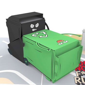 Sorry This Is F*Cking Rubbish! 3D Pop Up Bins! Silly Rude Funny Card! Best For All Occasions, 9 of 11