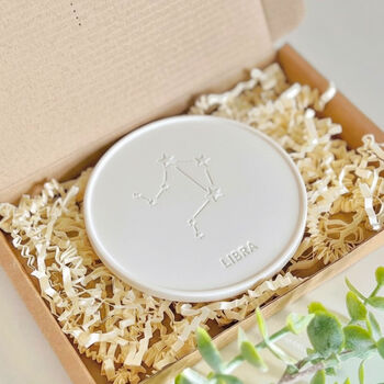 Libra Star Sign Birthday Gift Drinks Coaster, 2 of 10