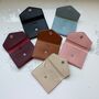 Personalised Soft Faux Leather Button Popper Card Holder Wallet Purse, thumbnail 1 of 8