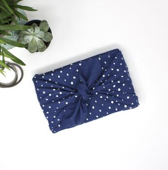Mint Furoshiki Fabric Gift Wrap Set, 9 of 12