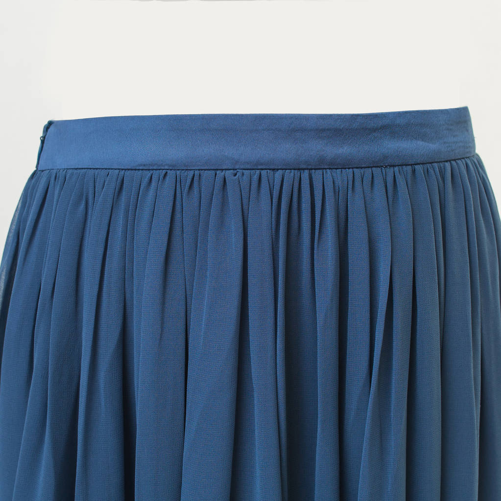 Chiffon Full Length Skirt Bridesmaid By Matchimony | notonthehighstreet.com