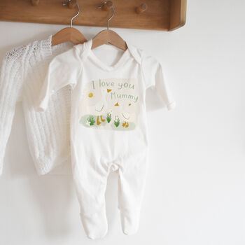I Love You Mummy Puddle Duck Baby Outfit, 2 of 5