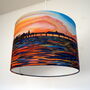 Sunset Art Panoramic Print Of Painting Lampshade, thumbnail 1 of 9