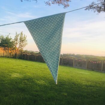 Vintage Spotty Cotton Bunting, 6 of 11