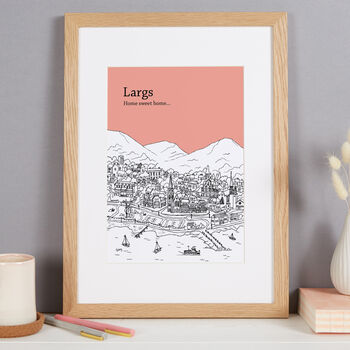Personalised Largs Print, 10 of 11