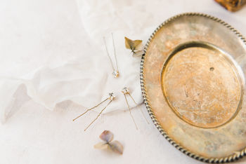 Star Swarovski Crystal Hair Pins In Gold Or Silver Star, 6 of 12