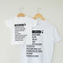 Personalised Child And Adult Loves T Shirt, thumbnail 1 of 5
