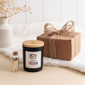 Freedom Candle Gift For USA Lovers And Veterans, 4 of 8