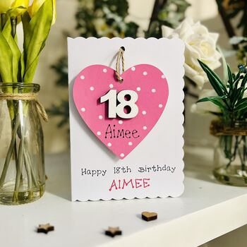 Personalised 18th Birthday Gift For Her And Card, 4 of 12