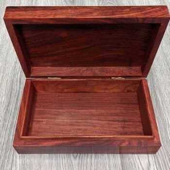 Floral Daisy Wooden Jewellery Box, 6 of 6