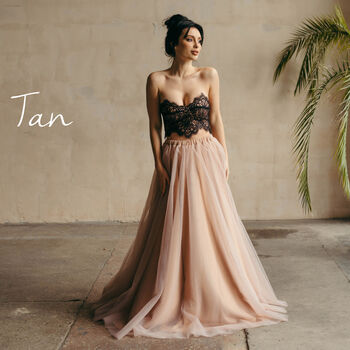 Black Maxi Tulle Skirt For Brides And Bridesmaids, 3 of 12