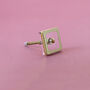 G Decor Elton Gold Brass Clear Glass Pull Knobs, thumbnail 3 of 4