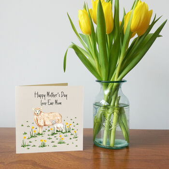 Personalised Sheep And Lamb Mother's Day Card, 3 of 6
